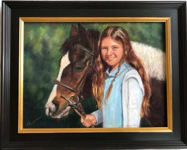 "Horse Girl" Commissioned Art-SOLD